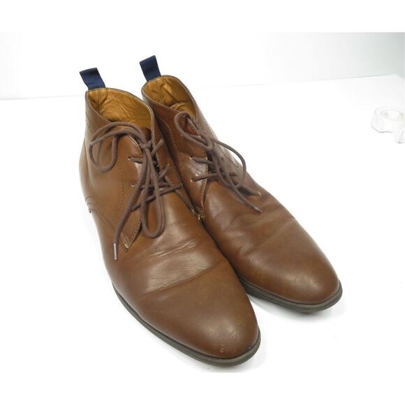 GUESS Medium Brown Chukka Boots Laces Men Size 11 - Picture 4 of 9